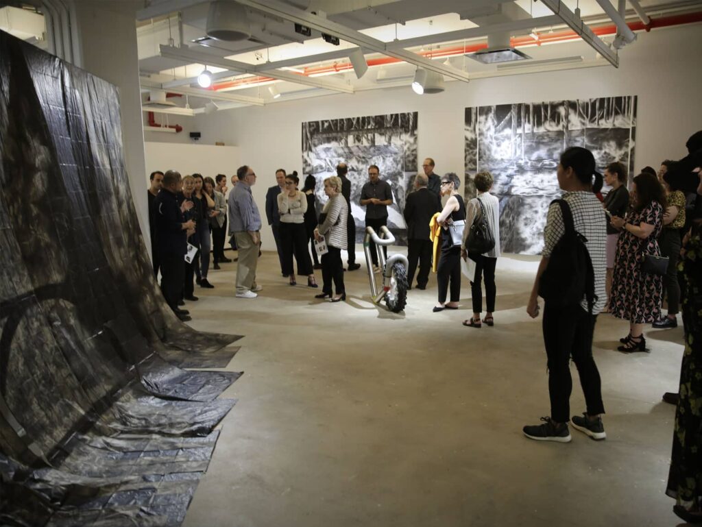 photo promoting Hunter College's 205 Hudson Street fine arts gallery rental spaces and venue booking