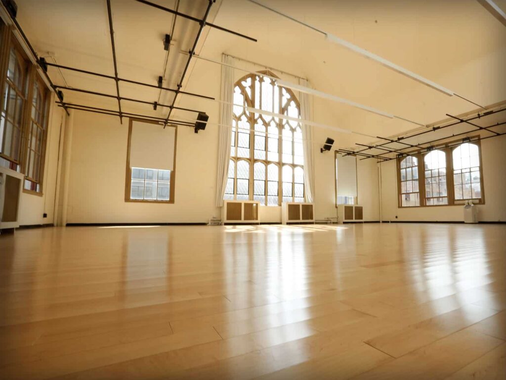 photo showing Hunter College's large studio spaces for film, party venues, or photography shoots at prime locations throughout Manhattan