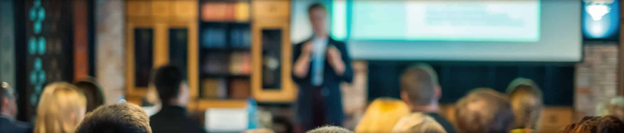 banner image promoting Hunter College's premium Conference Rooms, Auditoriums, and Lecture Hall Space Rentals, and end-to-end event support services in the Heart of New York City