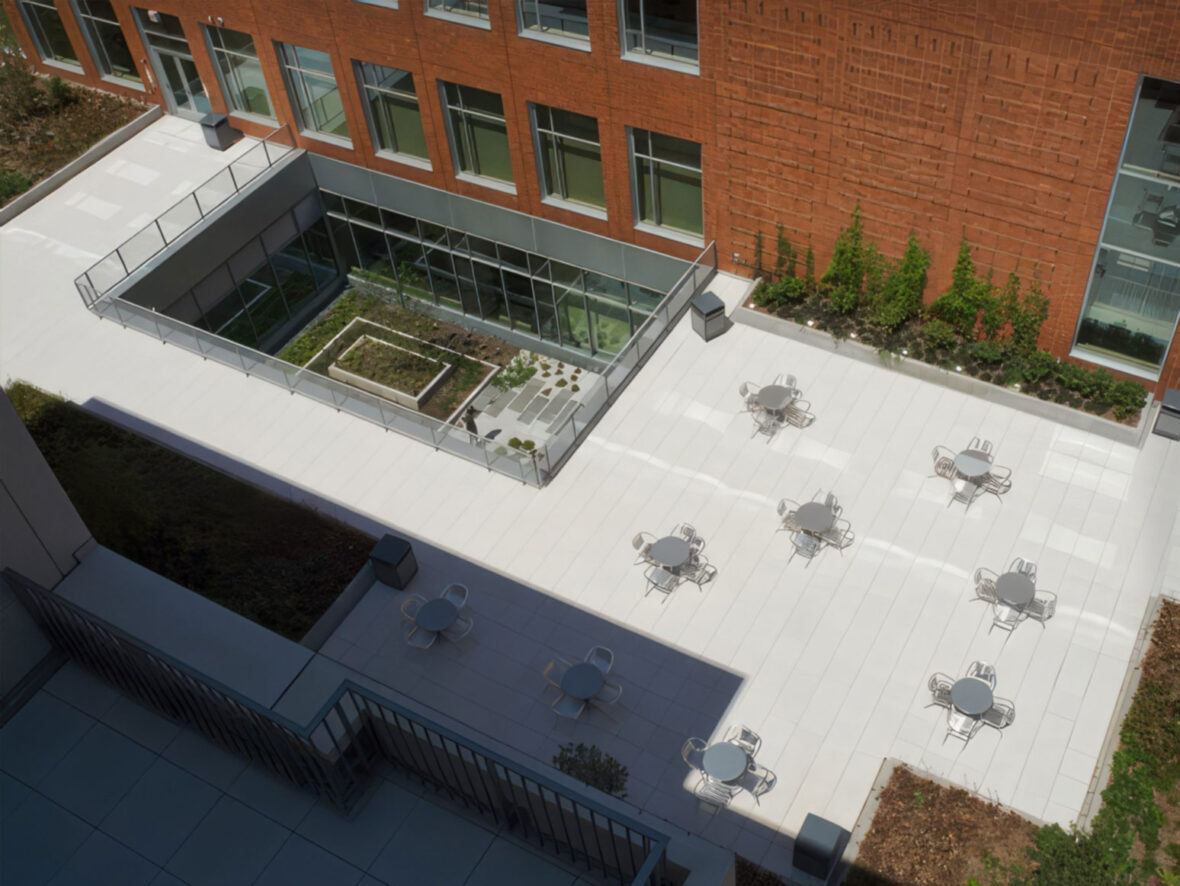 Photo of charming outdoor spaces for rent on Hunter College's East Harlem campus