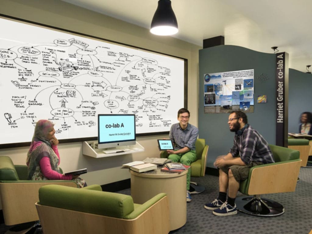 photo promoting Hunter College's coworking rental spaces at its campuses in New York City