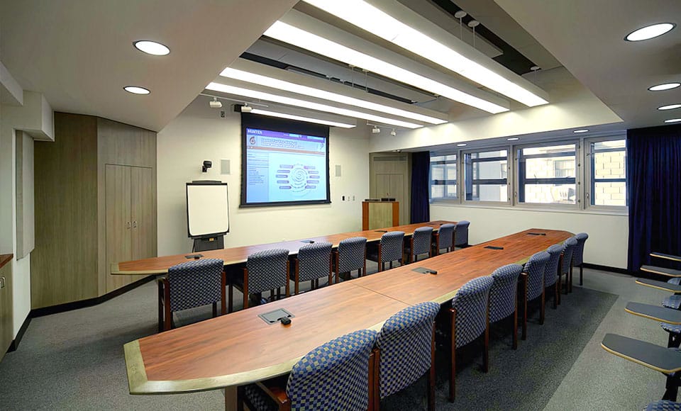 image promoting Conference Rooms, Lecture Halls, and Classroom spaces for rent in New York City